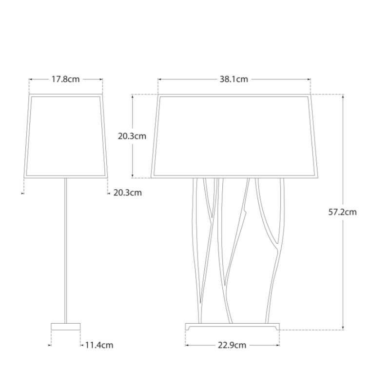 Aspen Console Lamp