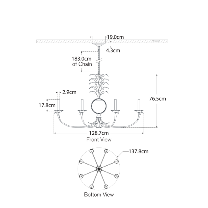 Gramercy Grande Wide Chandelier