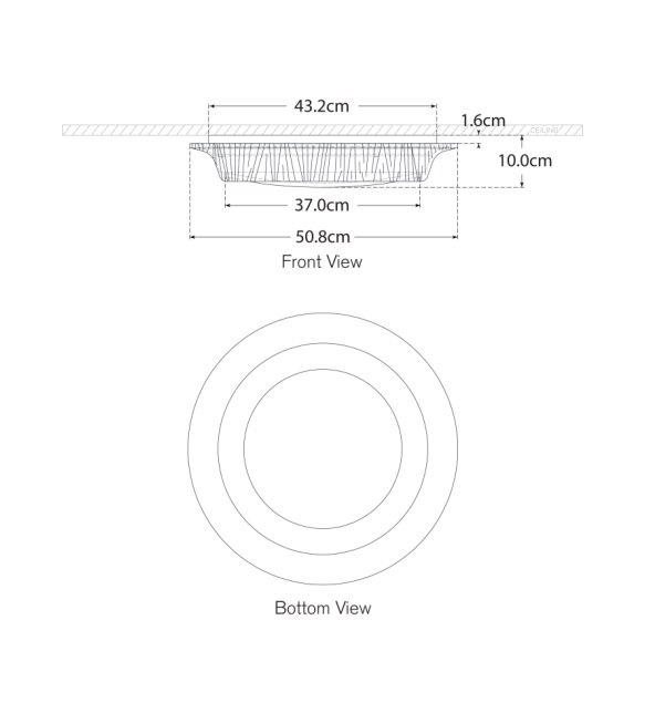 Utopia Large Flush Mount