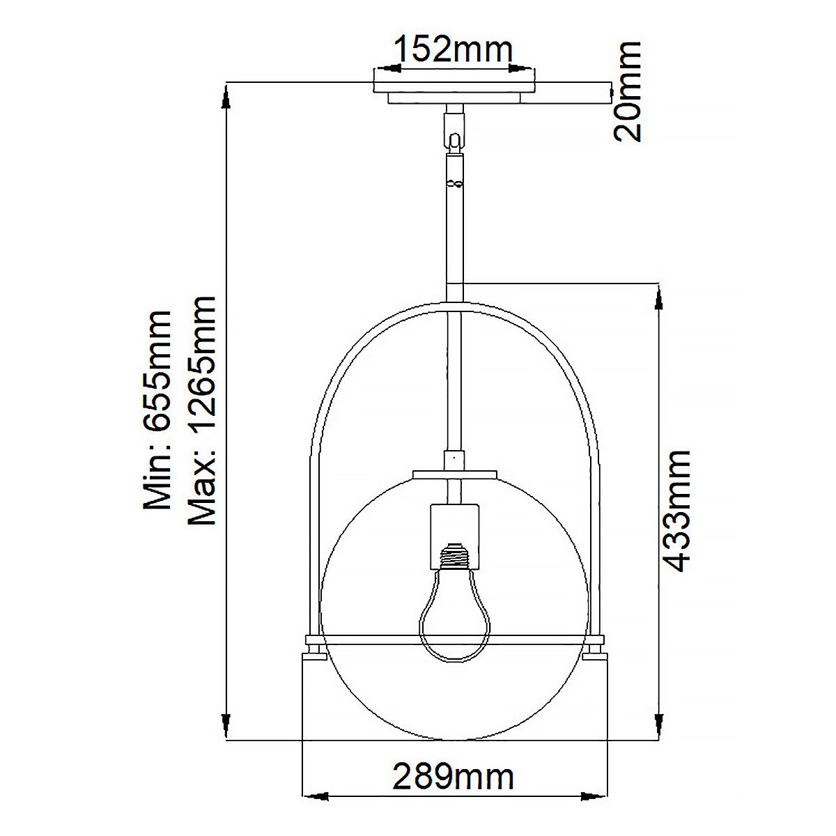 Somerset Light Medium Pendant