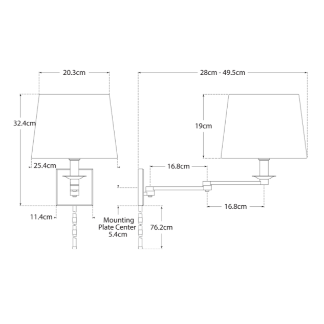 Evans Swing Arm Sconce