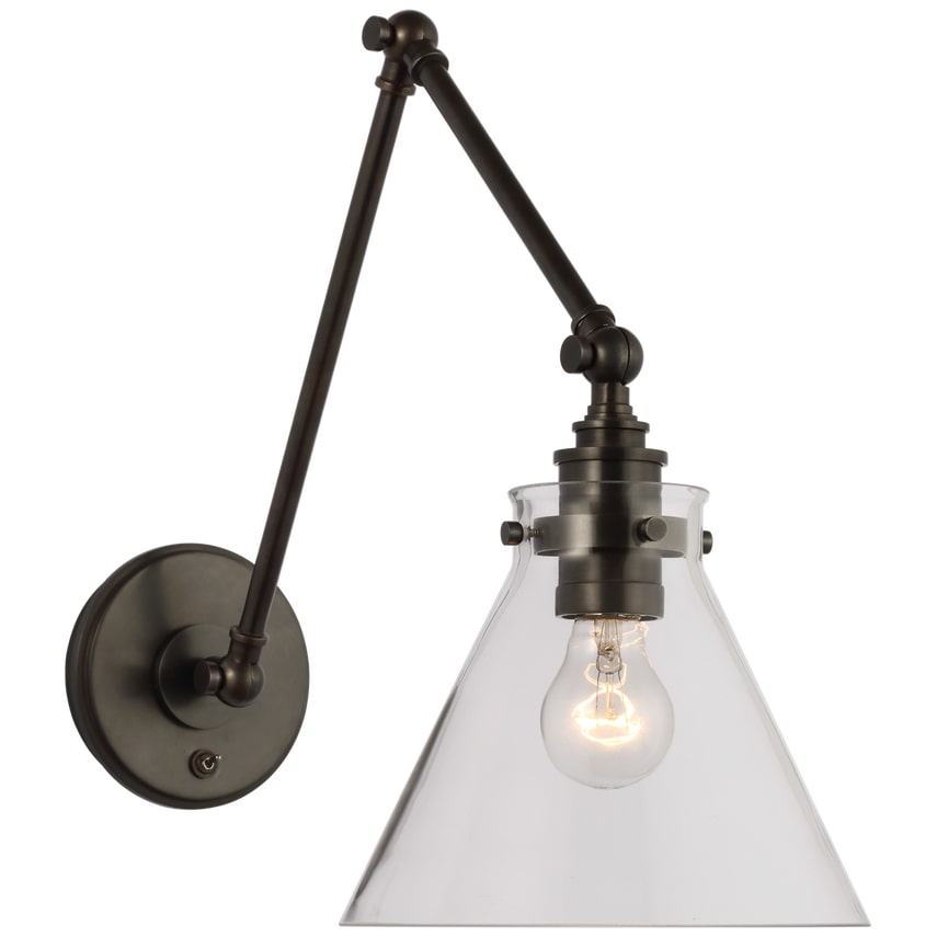 Parkington Double Wall Light With Glass