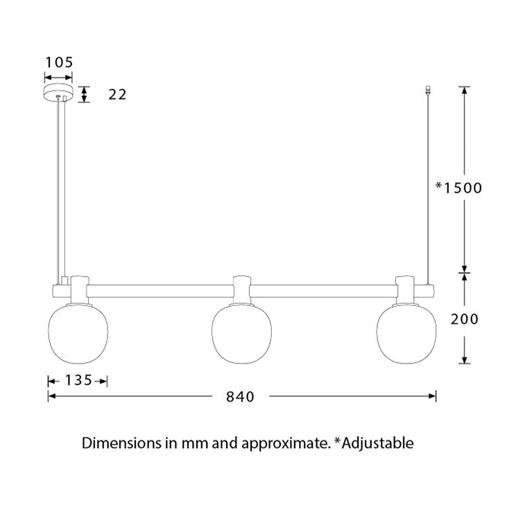 Oscar Linear Pendant